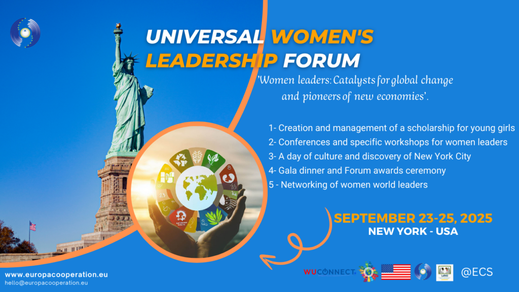 Universal Women's Leadership Forum 2025 - UN - New York - Europa cooperation.eu - European Cooperation System